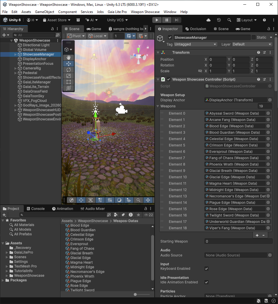 Screenshot 11 for ARCANE ARSENAL Stylized Fantasy Weapons & Showcase Toolkit