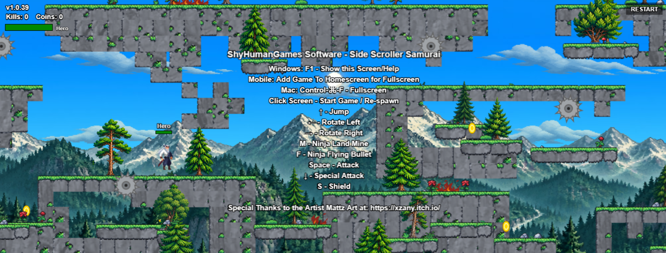 Screenshot 4 for ShyHumanGames - SideScrollerSamurai