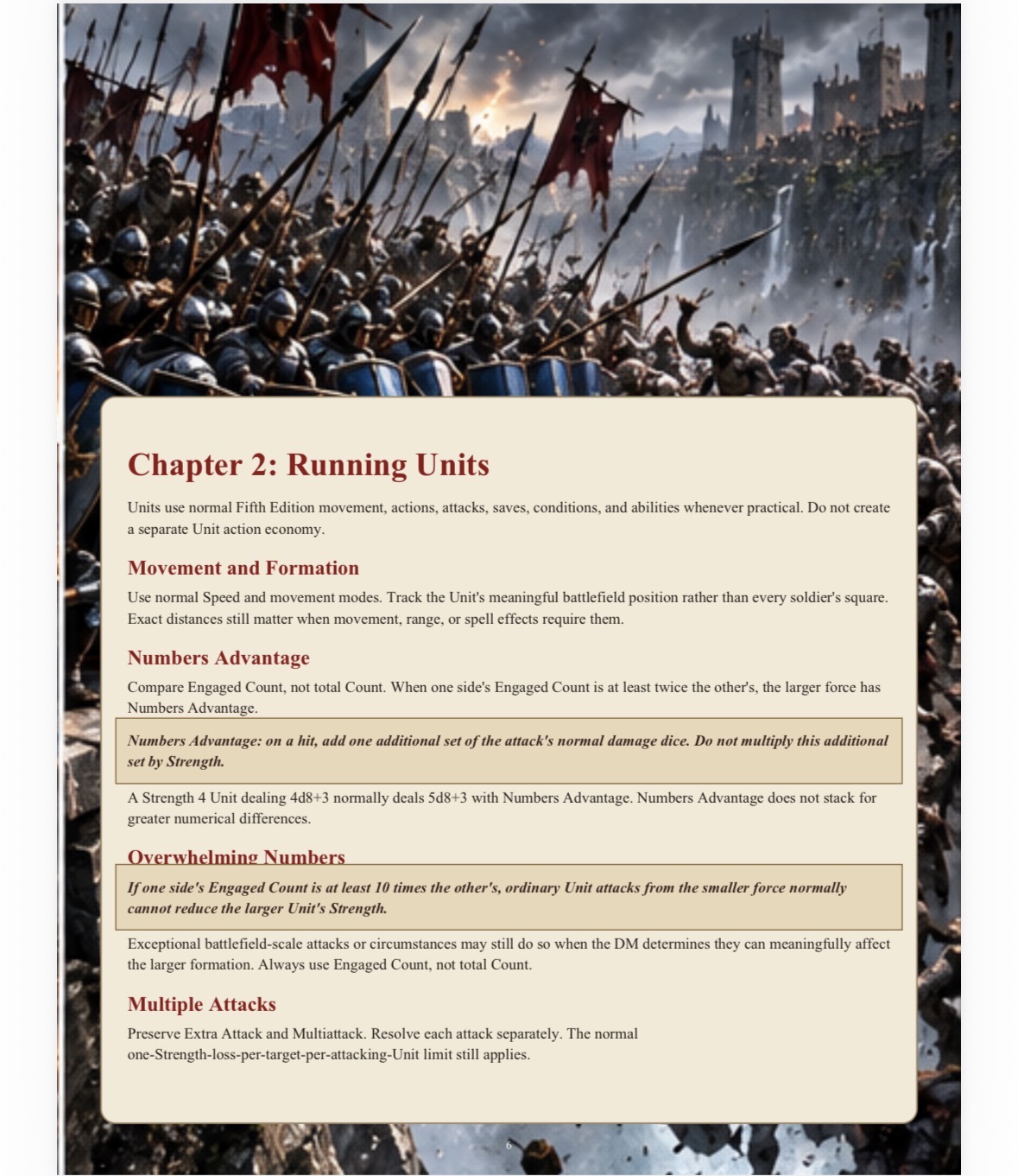 Screenshot 4 for REALMS OF WAR Mass Combat for Fifth Edition