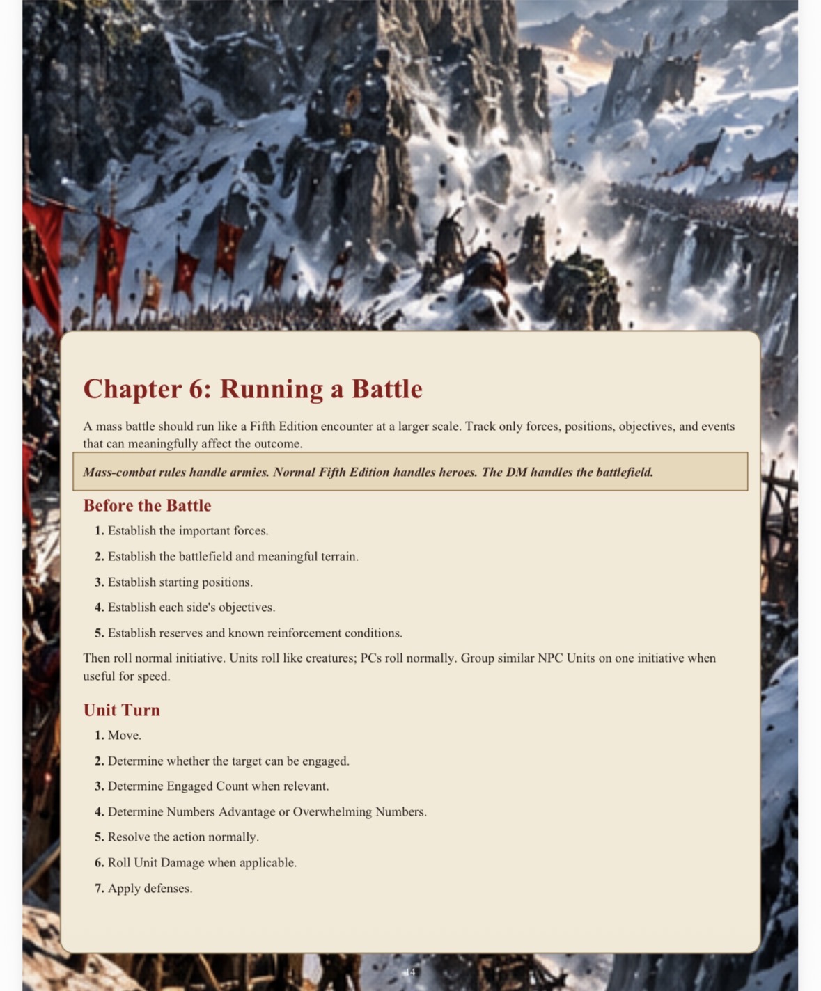 Screenshot 6 for REALMS OF WAR Mass Combat for Fifth Edition