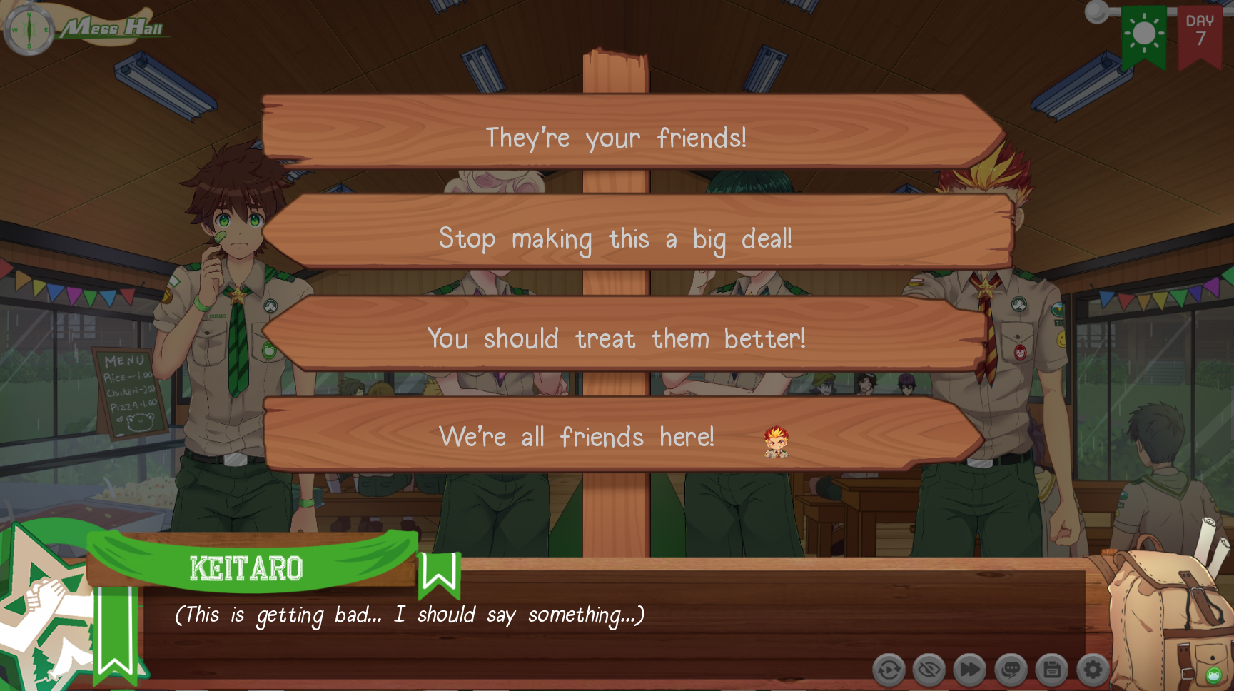 Screenshot 4 for Camp Buddy Relationship Choice Hints
