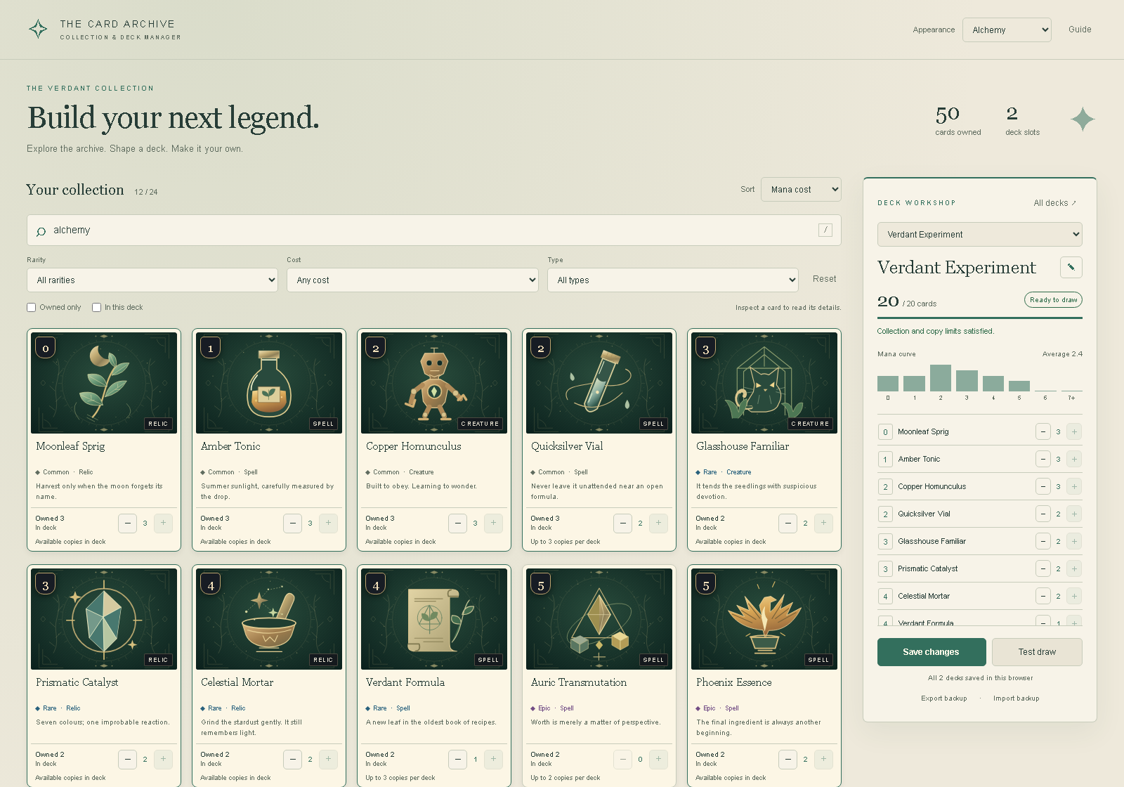 Screenshot 5 for HTML5 Card Game Production Bundle — Art, Decks & Combat