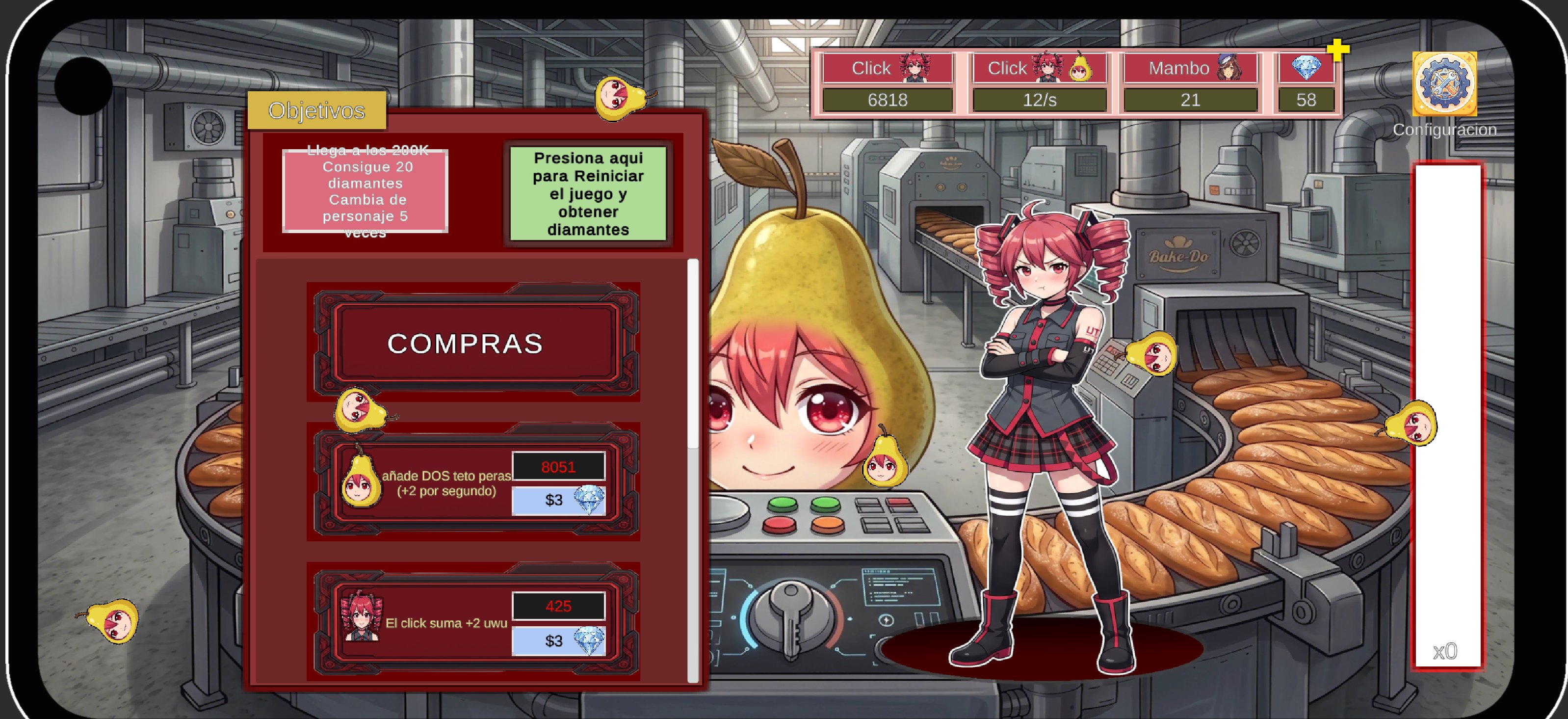 Screenshot 2 for Kasane teto el Clicker español (Android)
