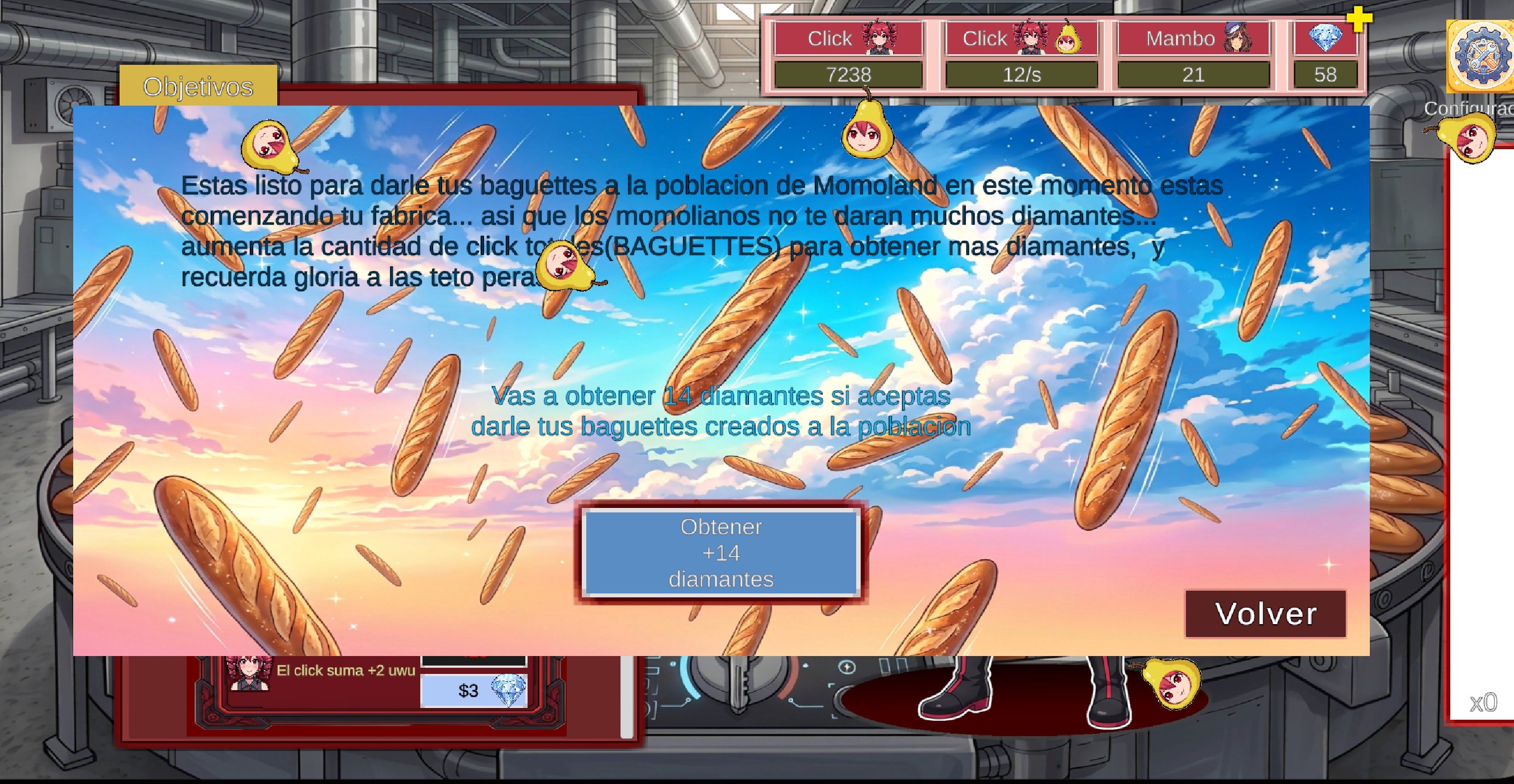 Screenshot 6 for Kasane teto el Clicker español (Android)