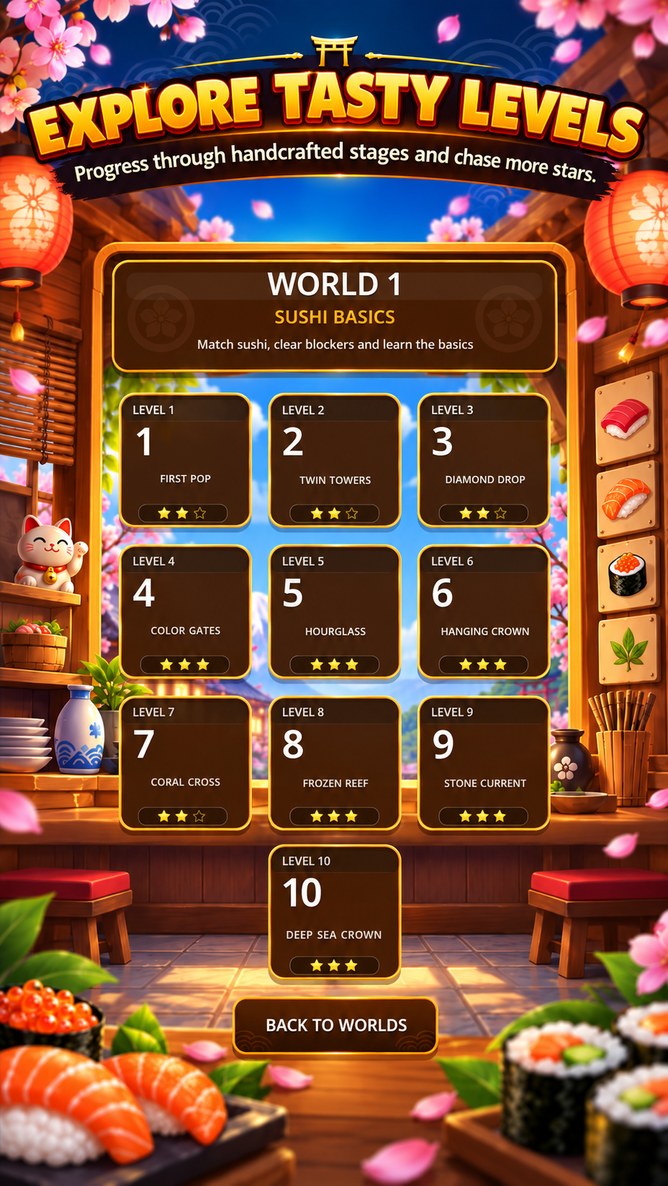 Screenshot 3 for Sushi Shooter