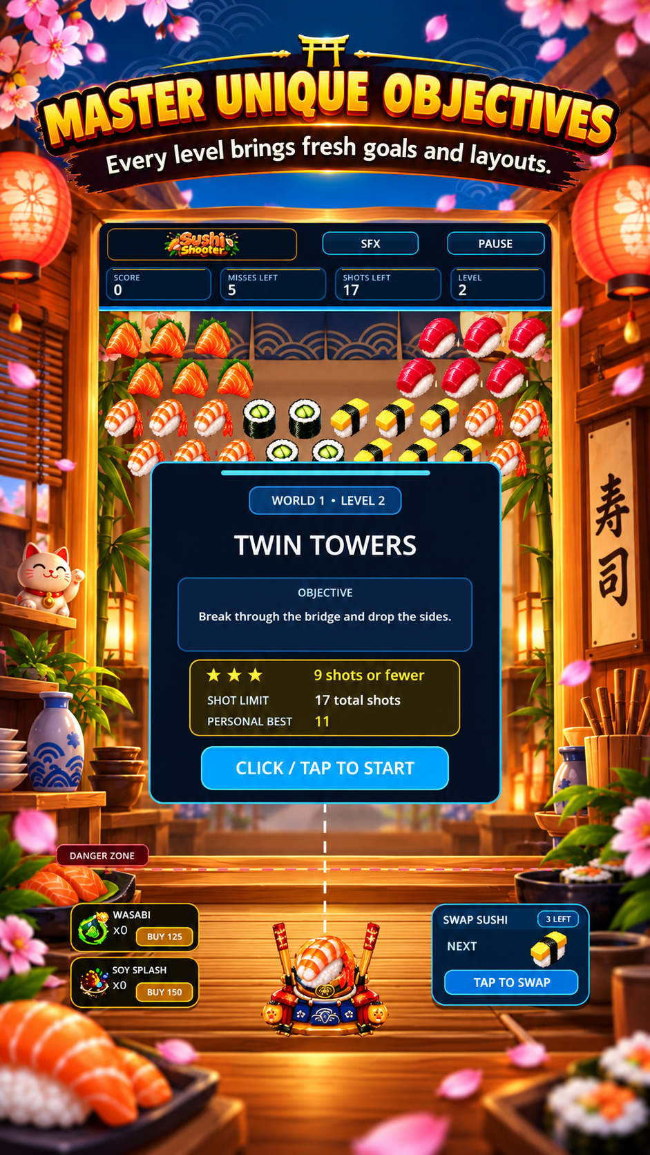 Screenshot 4 for Sushi Shooter