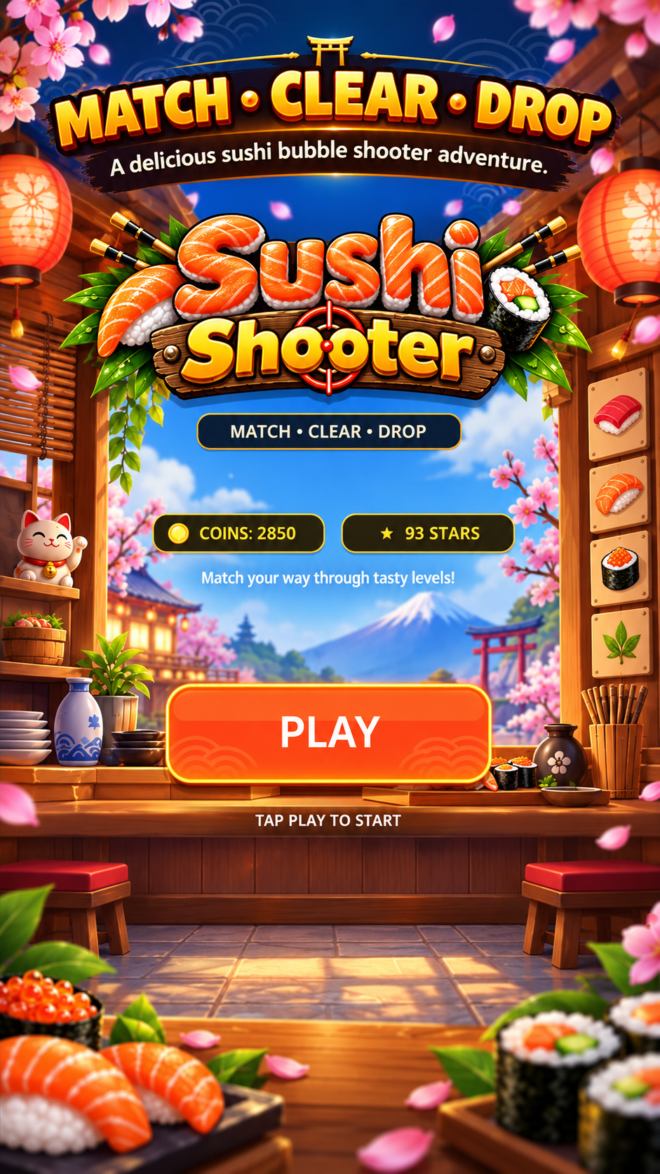 Screenshot 2 for Sushi Shooter