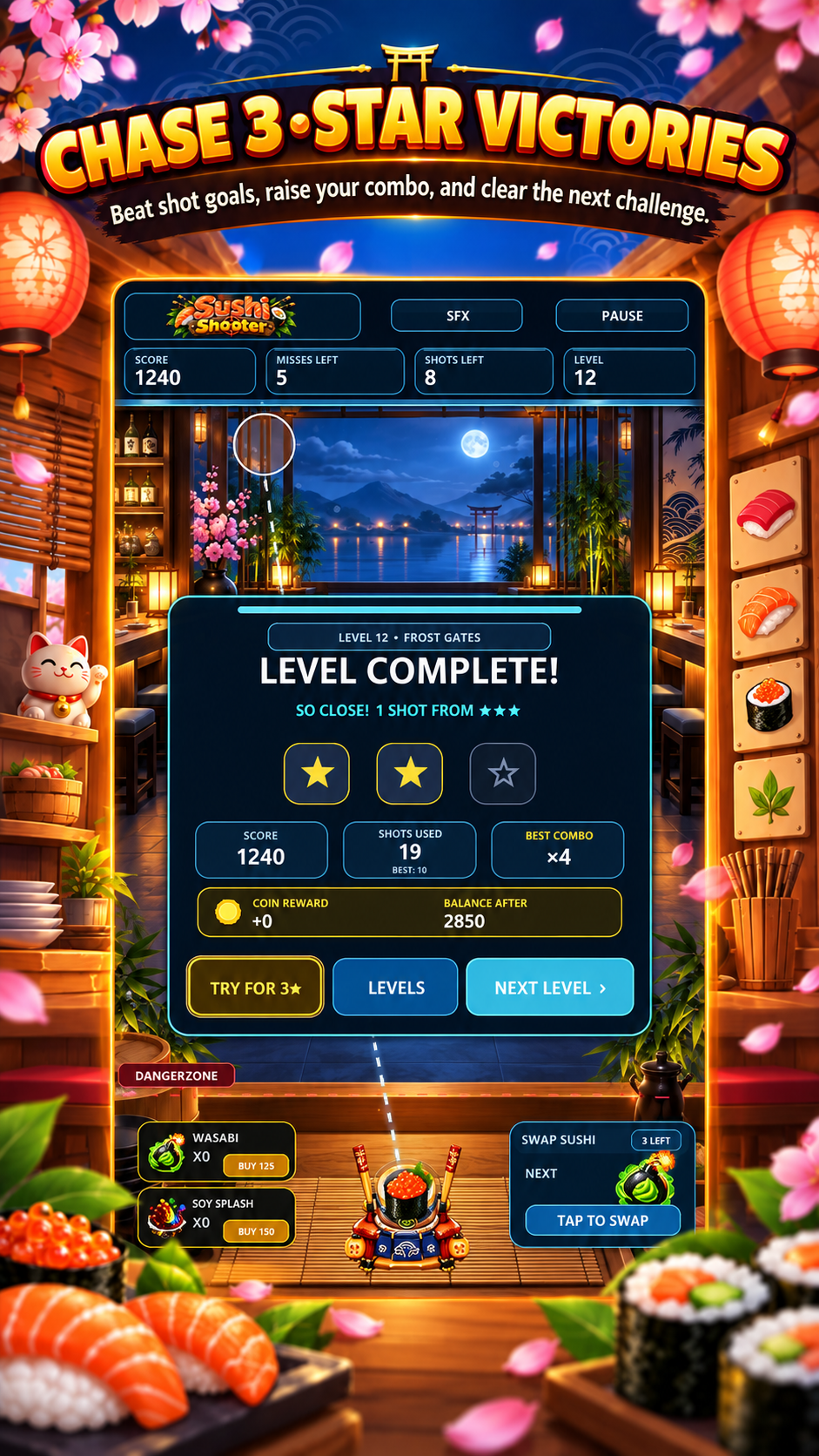 Screenshot 7 for Sushi Shooter