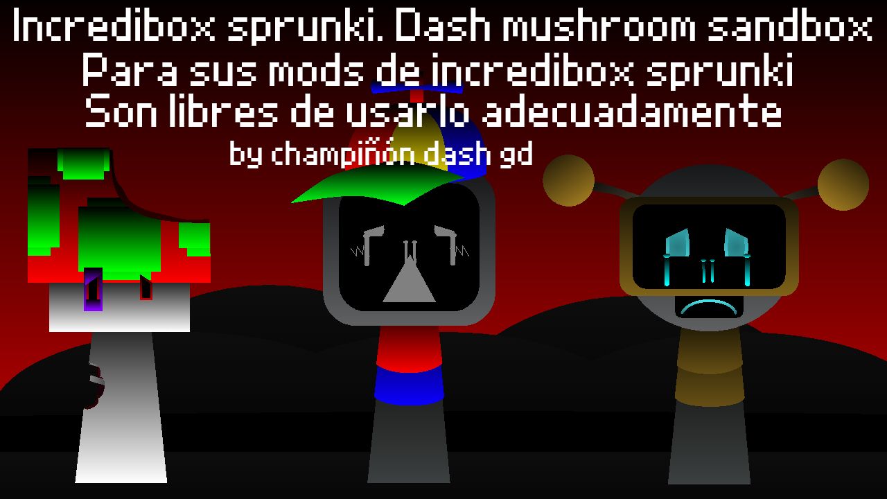Screenshot 3 for incredibox sprunki. dash mushroom sandbox. para sus mods de incredibox sprunki.