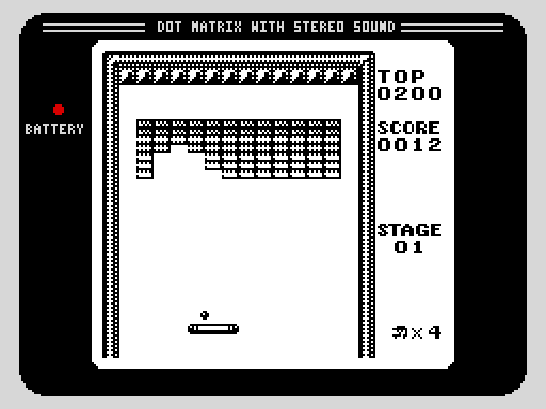 Screenshot 2 for Alleyway ZX