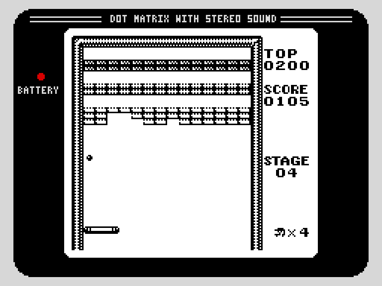 Screenshot 4 for Alleyway ZX