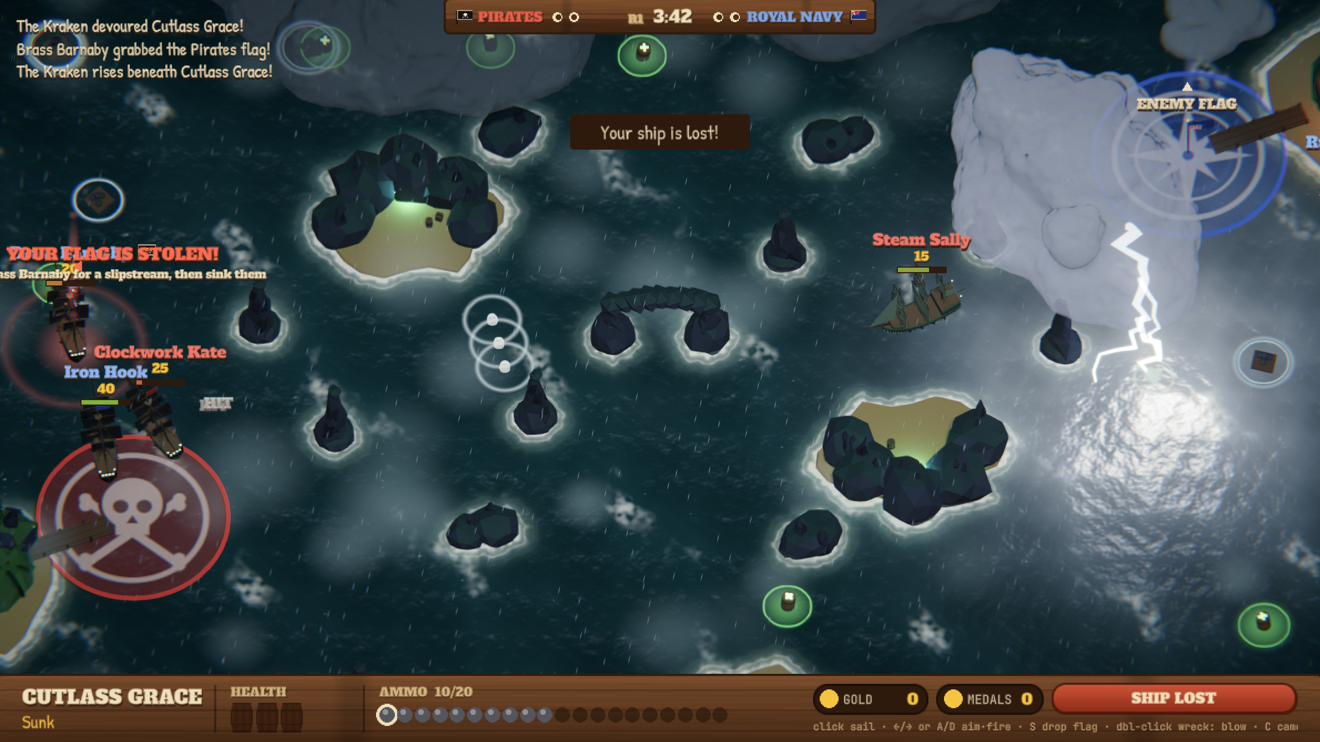 Screenshot 6 for Pirate Ships Online Demo