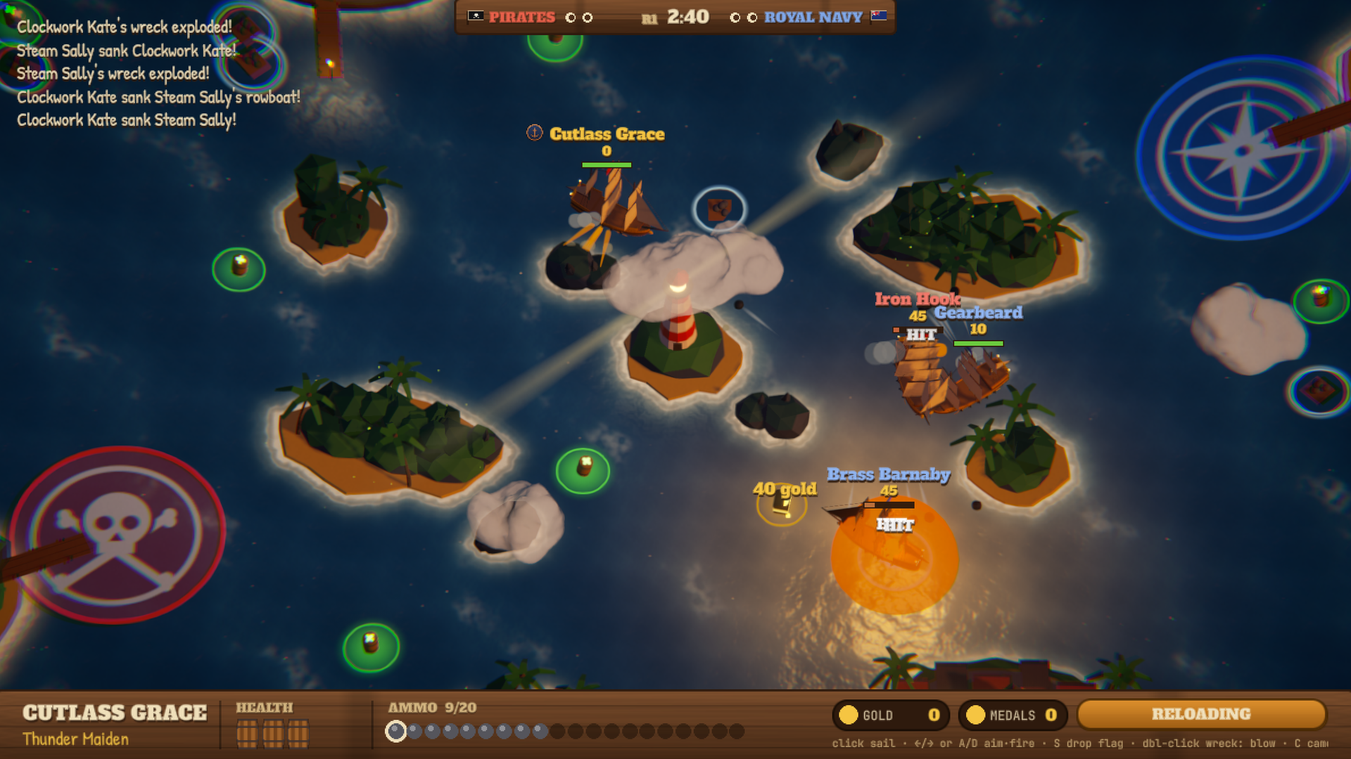 Screenshot 5 for Pirate Ships Online Demo