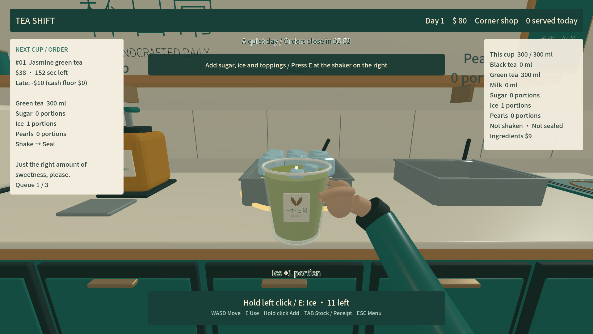 Screenshot 4 for Tea Shop Simulator — Bilingual Godot Source Template