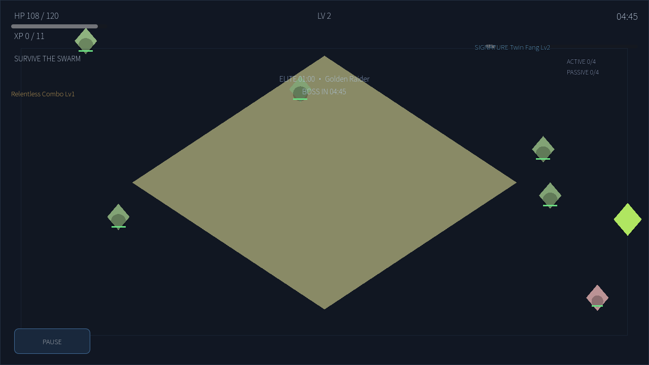 Screenshot 2 for Survivor Systems — Godot Arena Survival Source Template