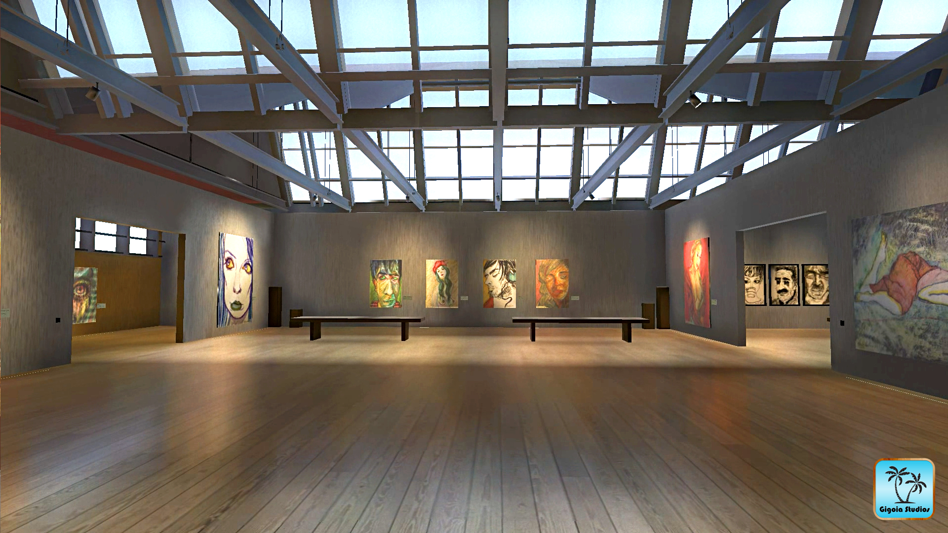 FACES Virtual Art Gallery by Gigoia Studios