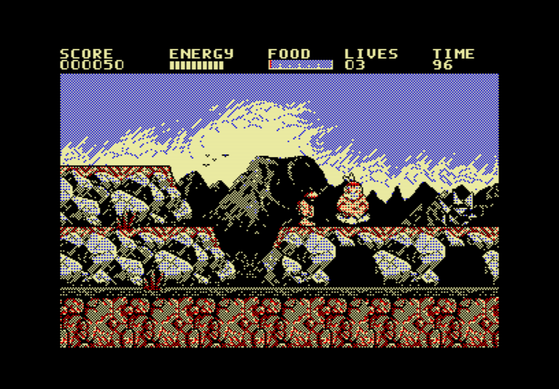 Screenshot 7 for Prehistorik (Amstrad PCW / PCW# mini)