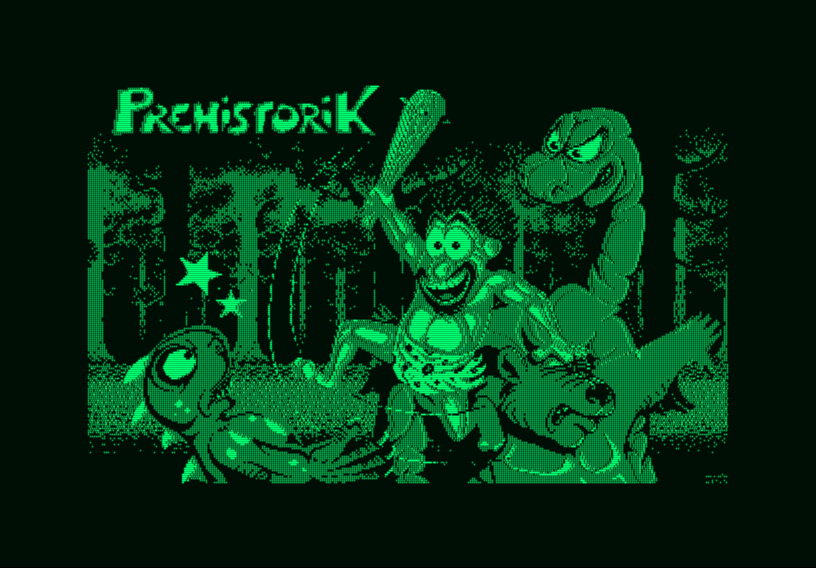 Screenshot 2 for Prehistorik (Amstrad PCW / PCW# mini)