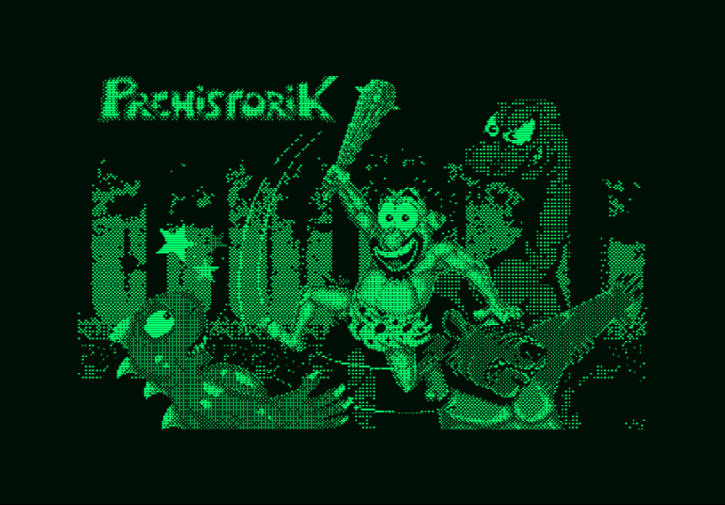 Screenshot 4 for Prehistorik (Amstrad PCW / PCW# mini)