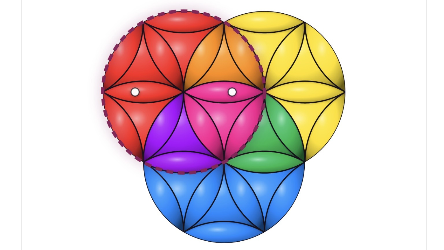 Screenshot 3 for Flower of Life – Geometric Logic Game