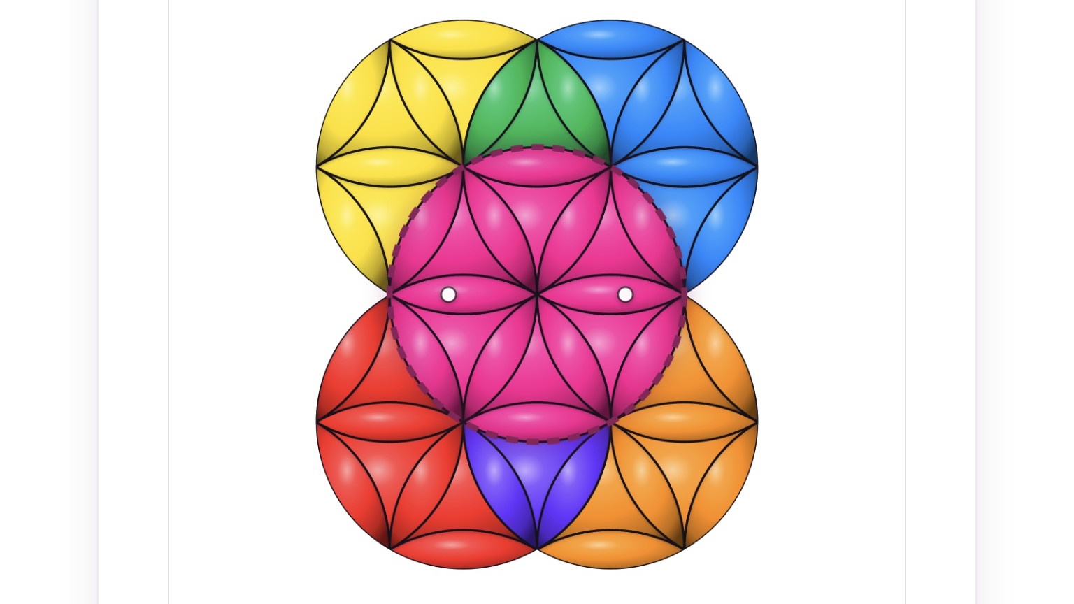 Screenshot 4 for Flower of Life – Geometric Logic Game