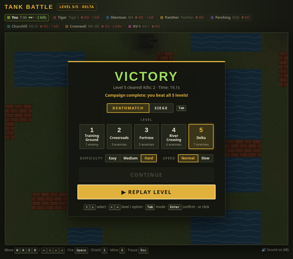 Screenshot 2 for Tank Battle