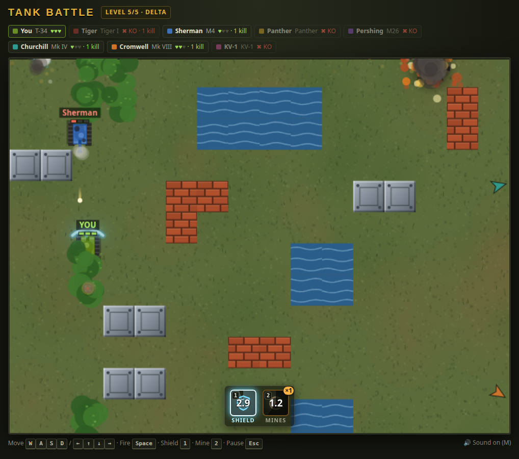 Screenshot 3 for Tank Battle