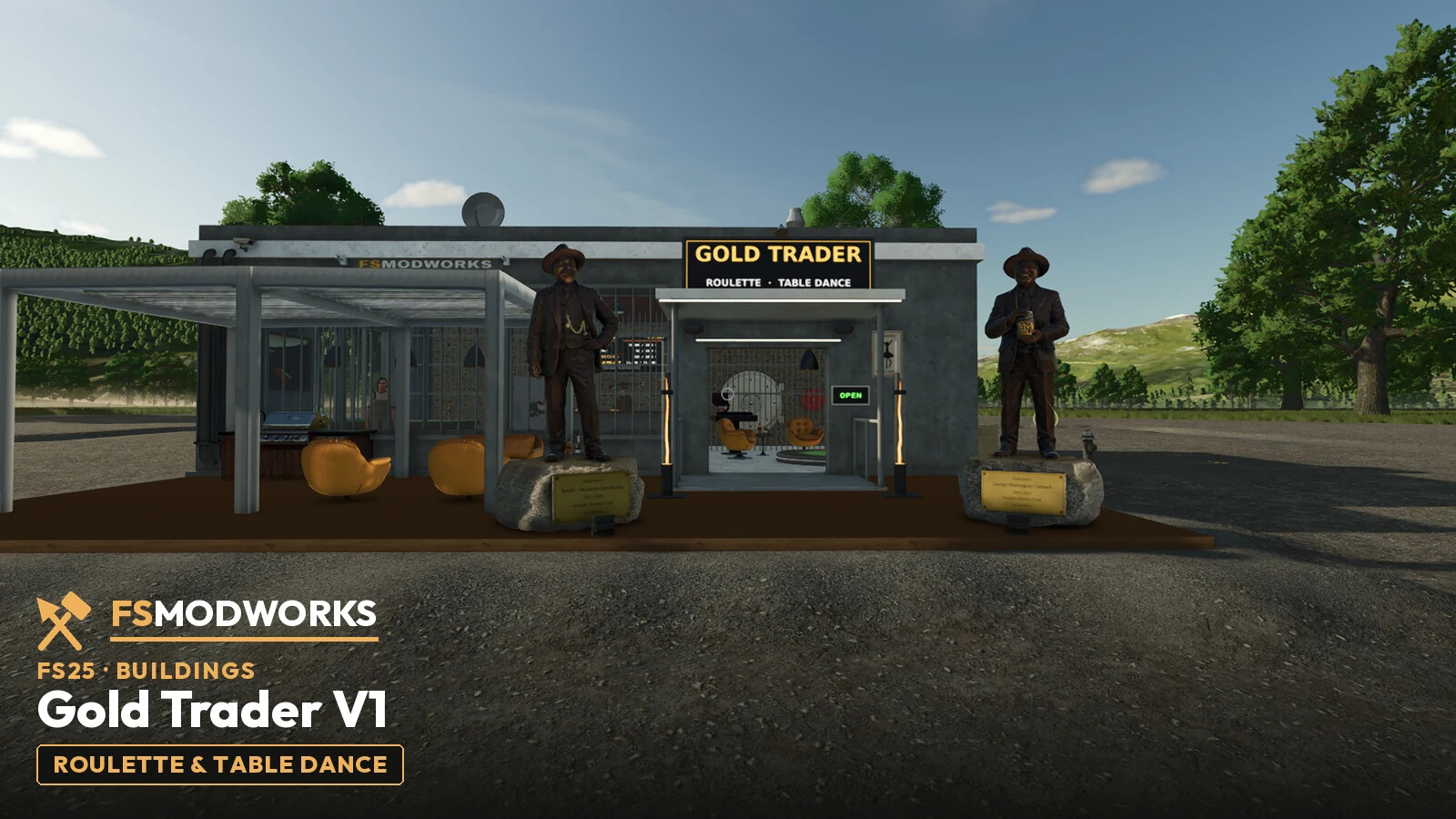 Screenshot 6 for FS25 FSMW Gold Trader V1 — Roulette & Table Dance