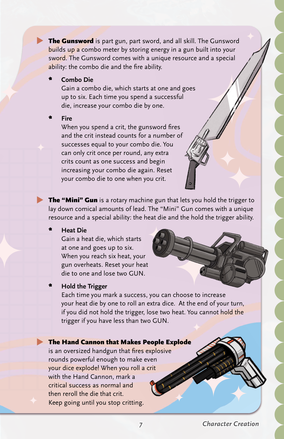 Screenshot 4 for Axolotl with a Gun Character Sheets