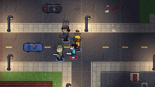 A wave of the dead overruns the squad on Main Street