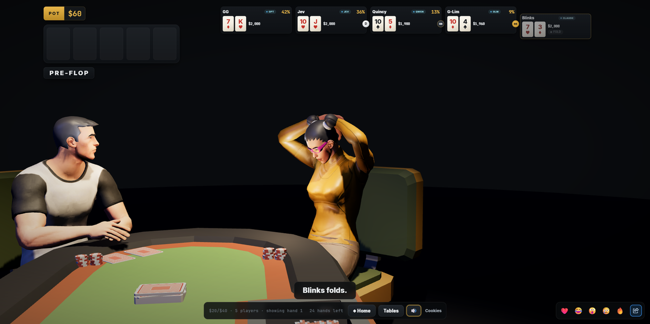 Screenshot 3 for Poker Bots All Stars