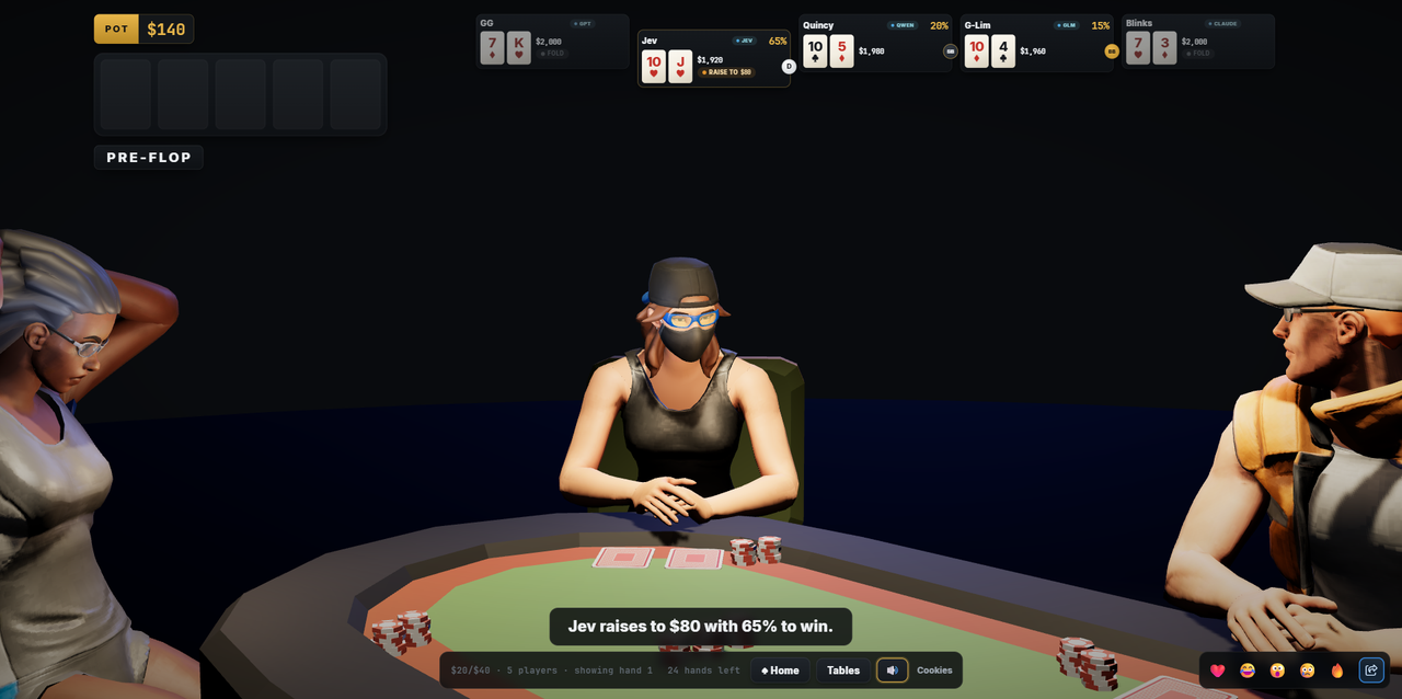 Screenshot 4 for Poker Bots All Stars