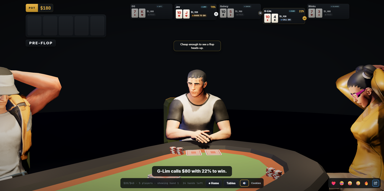 Screenshot 5 for Poker Bots All Stars