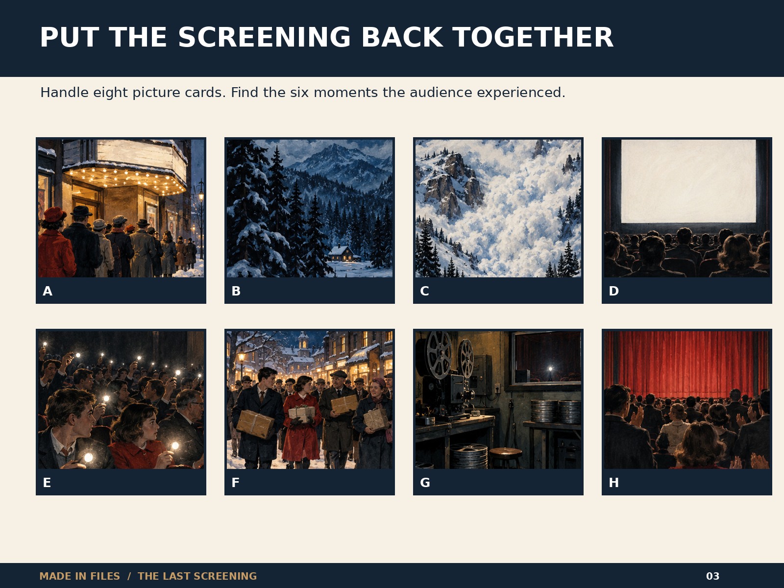 Screenshot 4 for The Last Screening — Printable Winter Cinema Mystery