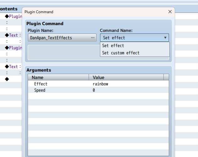 Screenshot 3 for DanApan: Text Effects for RPG MAKER MZ