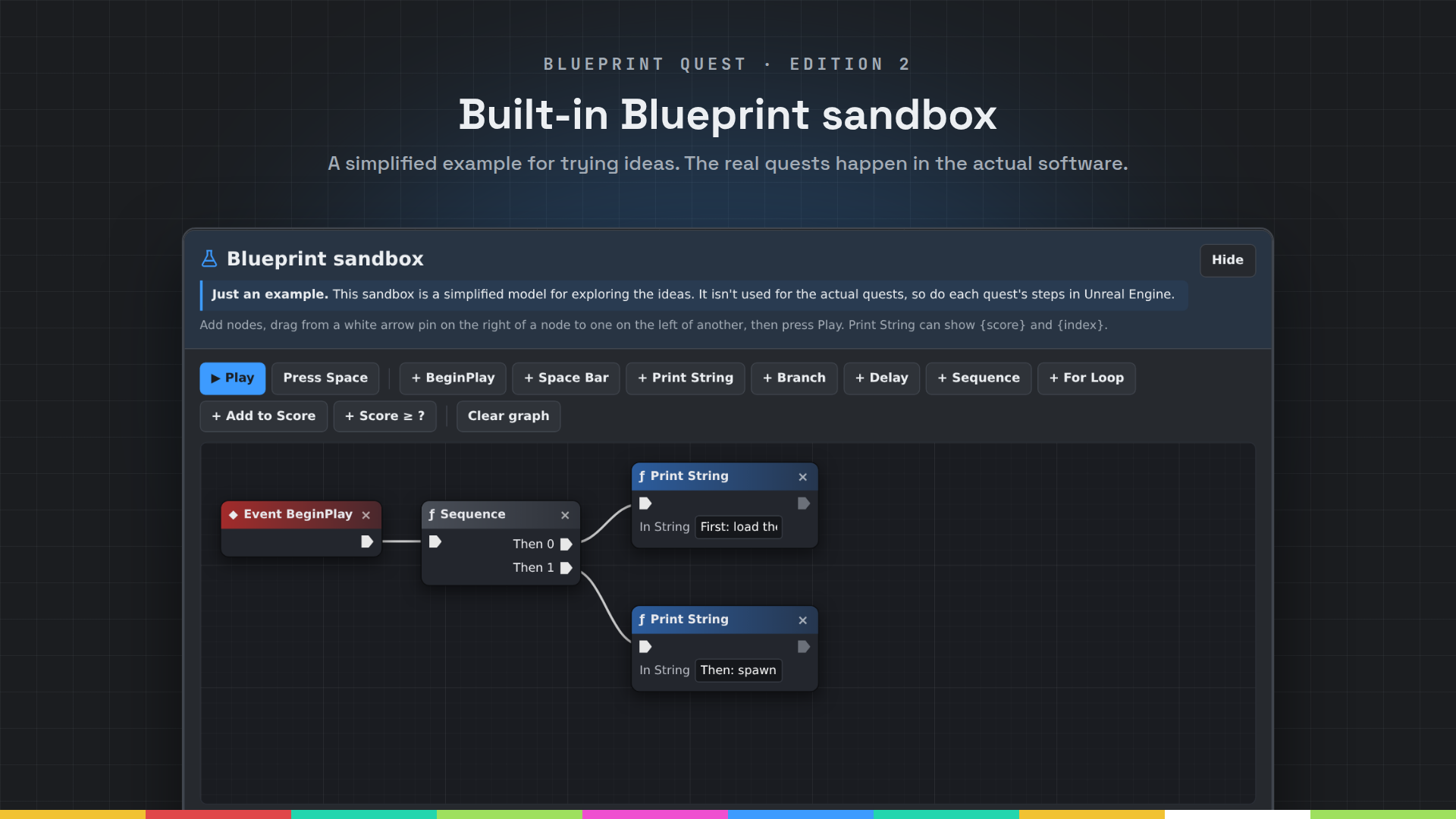 Screenshot 3 for Blueprint Quest, Edition 2
