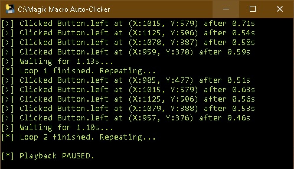 Screenshot 3 for Magikal Macro Auto-Clicker