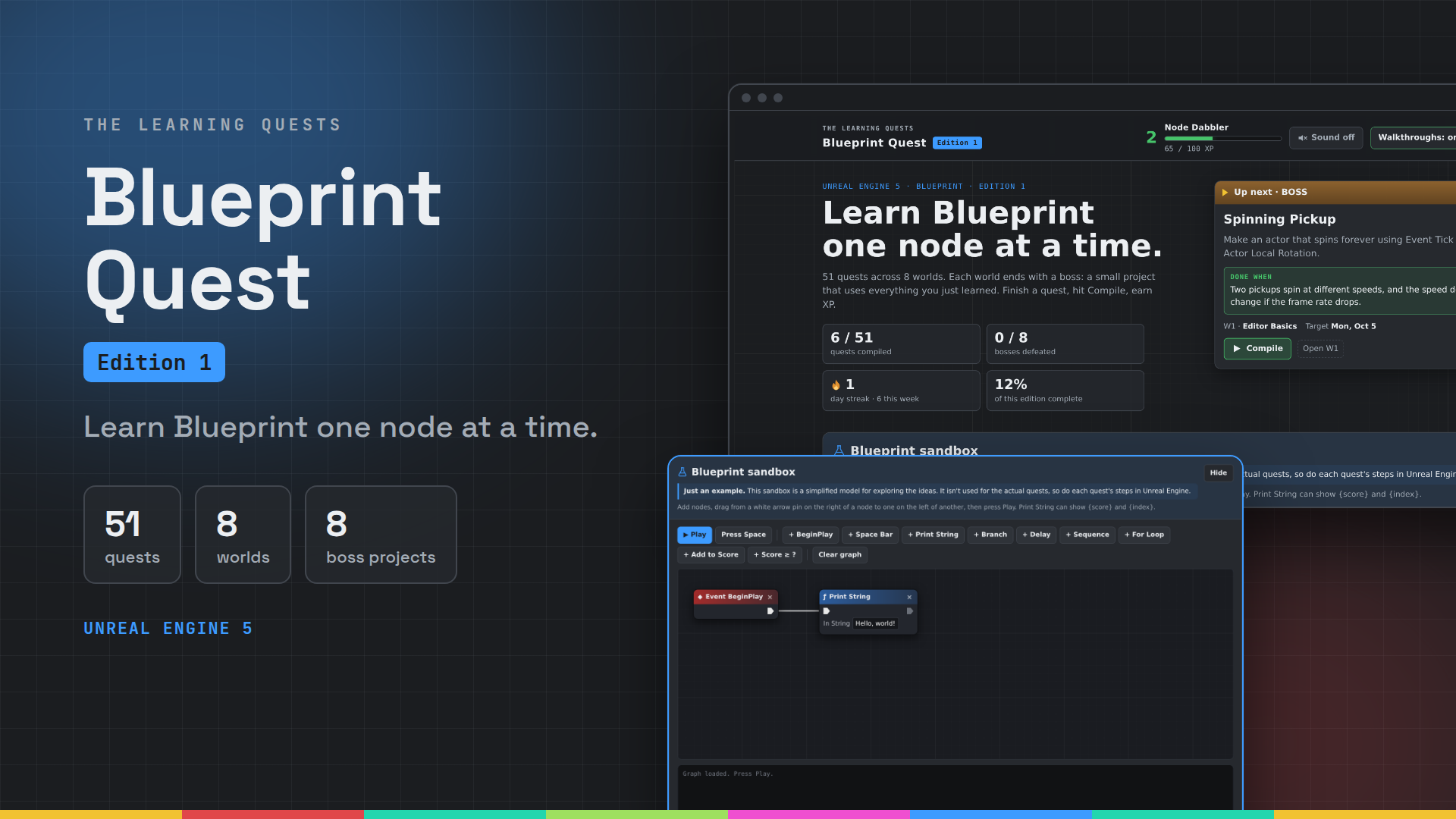 Screenshot 2 for Blueprint Quest, Edition 1