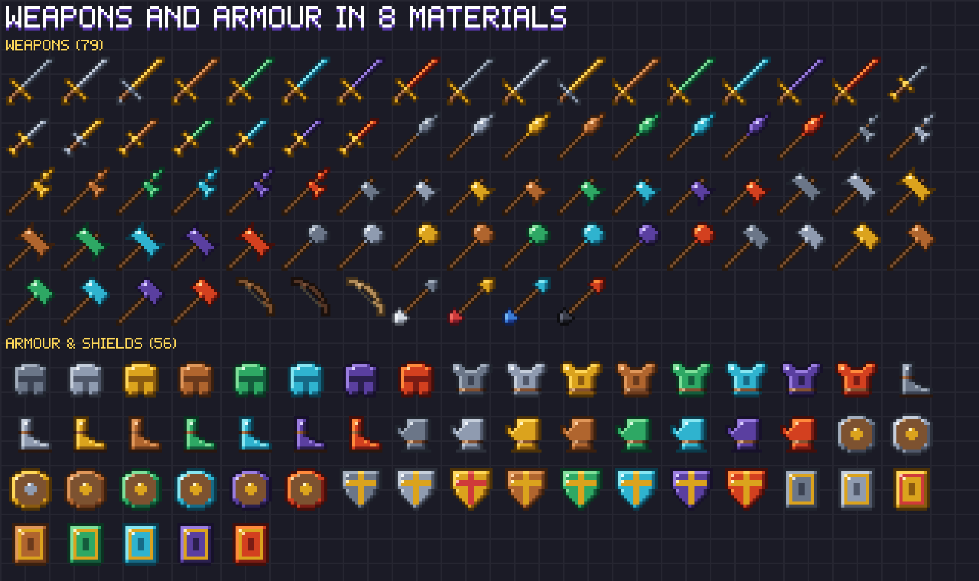 RPG Item Icons pixel art preview 3