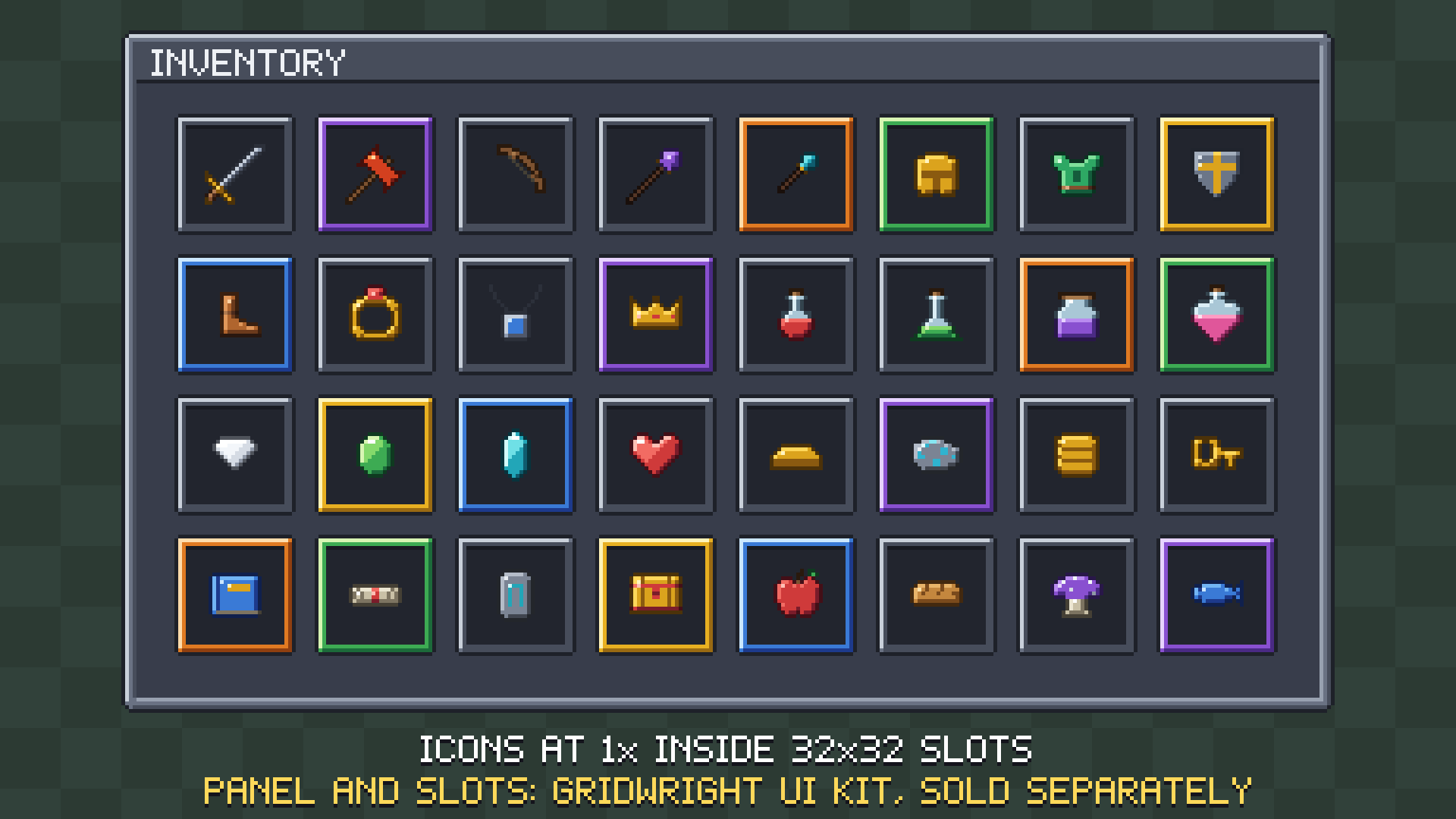 RPG Item Icons pixel art preview 6