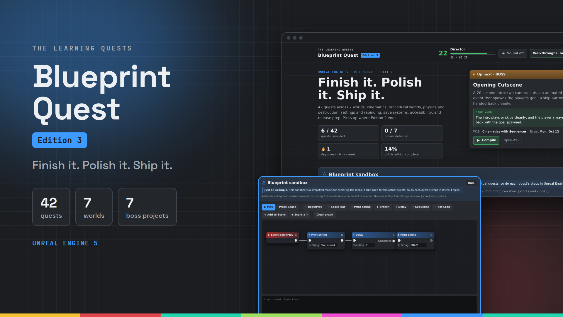 Screenshot 2 for Blueprint Quest, Edition 3