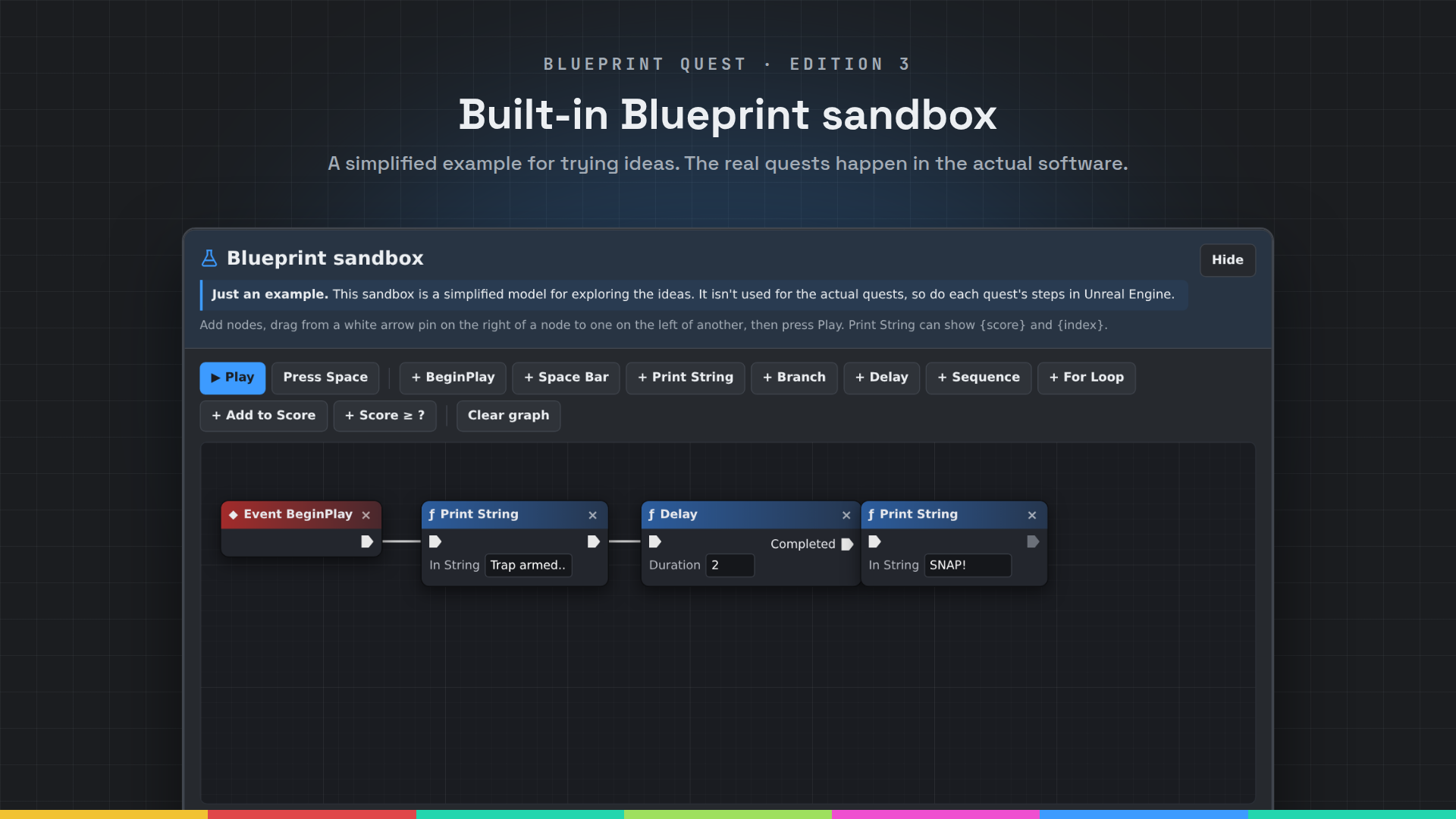 Screenshot 3 for Blueprint Quest, Edition 3