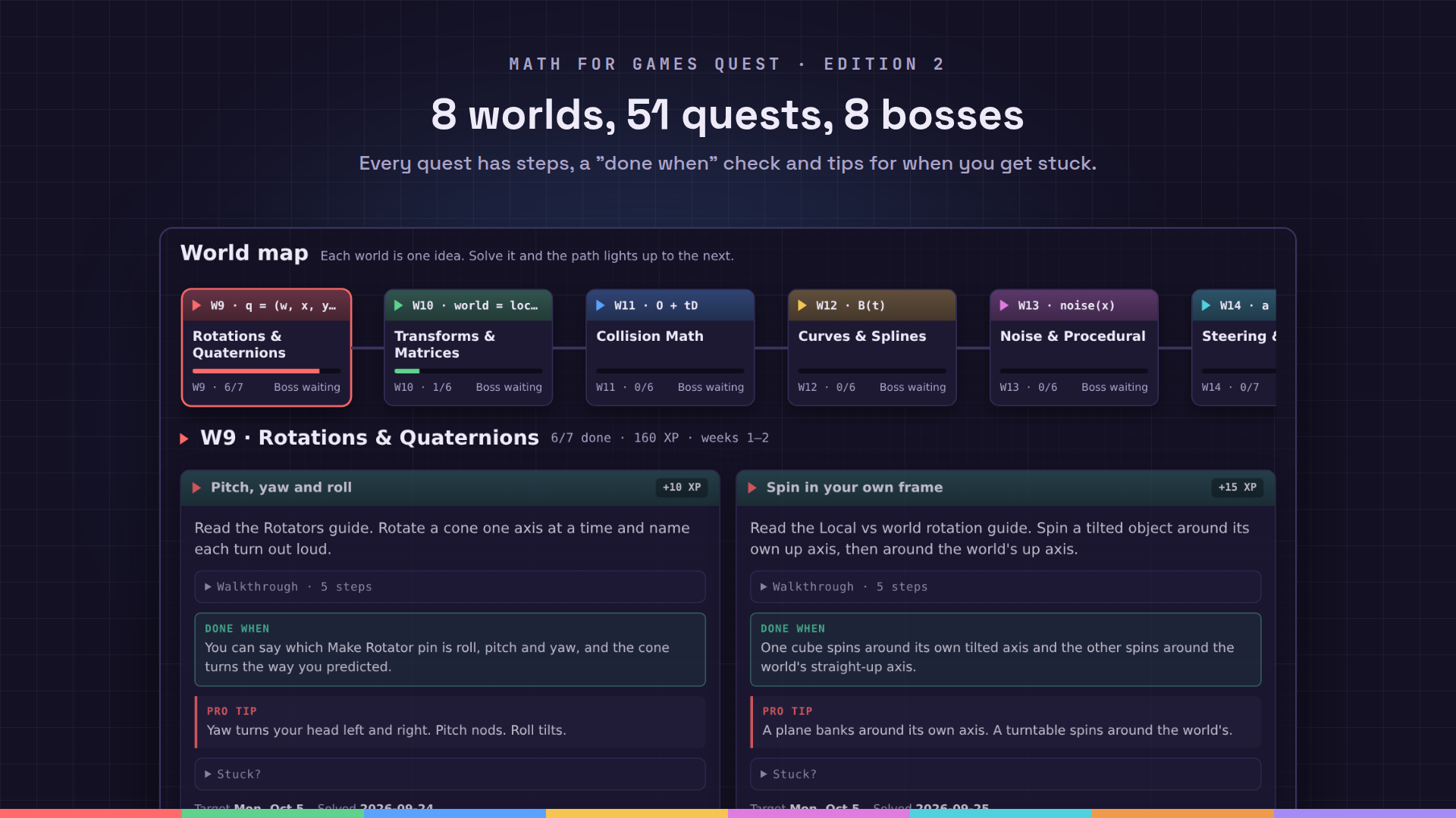 Screenshot 4 for Math for Games Quest, Edition 2
