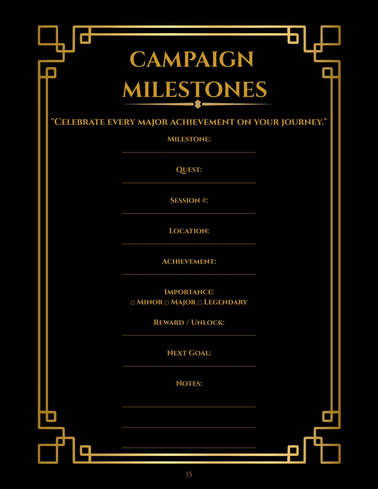 Screenshot 7 for The Quest Journal is here — track every adventure, complete every mission