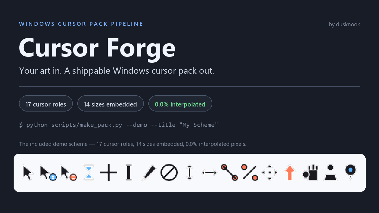 Screenshot 2 for Cursor Forge