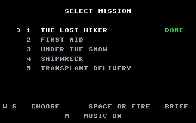 Screenshot 3 for Search and Rescue (MEGA65)