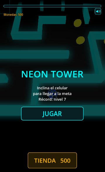 Screenshot 3 for Neon Tower Ball Climb