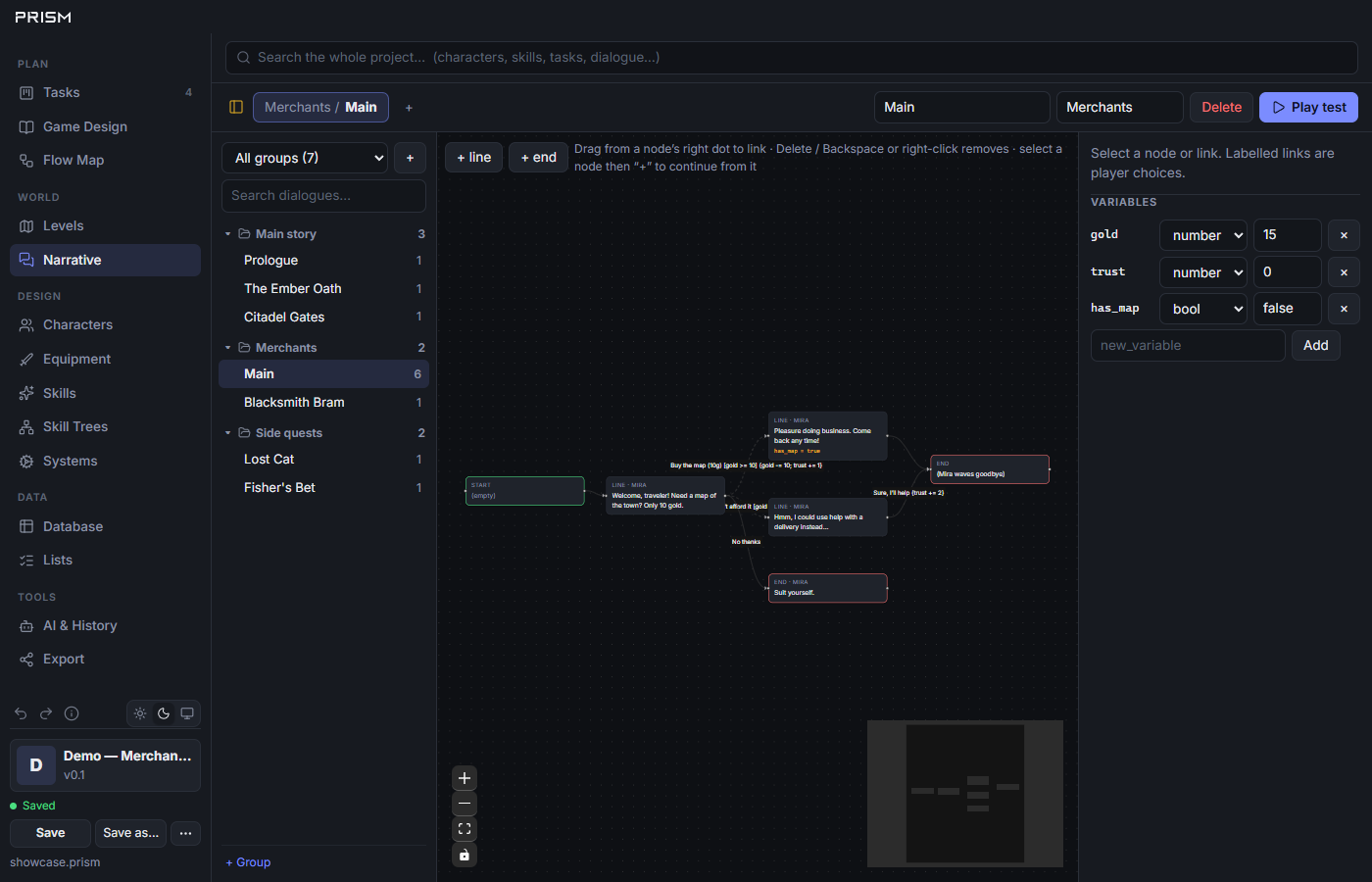 Screenshot 7 for Prism — RPG Design Tool