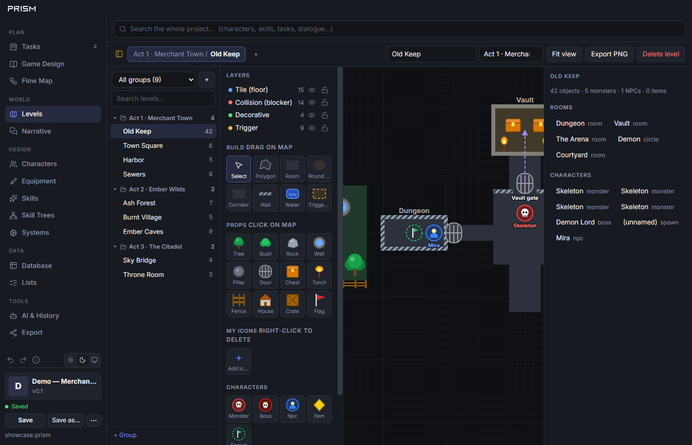 Screenshot 4 for Prism — RPG Design Tool