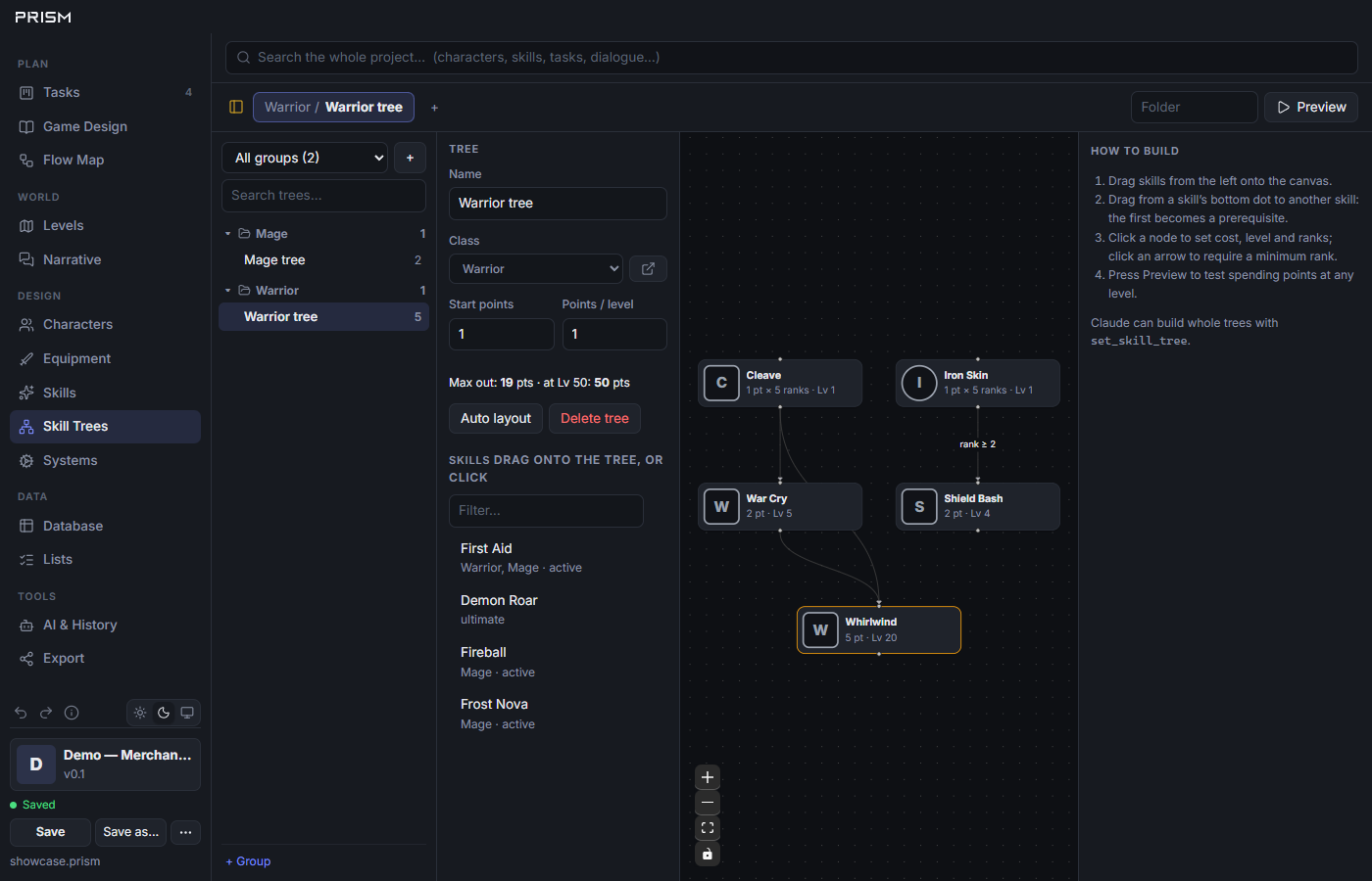 Screenshot 6 for Prism — RPG Design Tool